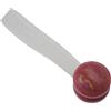 Fermatende calamita Mini Clip Striata in plastica rosa 2 pz