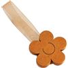Fermatende calamita Mini Clip Margherita in legno arancione 2 pz