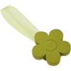 Fermatende calamita Mini Clip Margherita in legno verde 2 pz