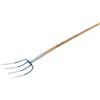 Forca da fieno LUX-TOOLS a 4 denti rotondi 135 cm
