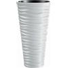 PROSPERPLAST Vaso per piante Sand alto in plastica 62x35x35 cm bianco