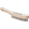 LUXTOOLS Spazzola metallica antiruggine LUX-TOOLS 4 file