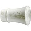 Terminale bastone tenda Tromba in alluminio avorio Ø 20 mm 1 pz