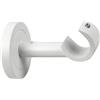 Supporto bastone tenda monoblocco aperto Ø 20 mm bianco