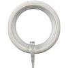 Anello in ferro per bastone tenda bianco 27 mm 8 pz