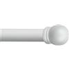- Supporto per tenda rotondo Ø 17-20 mm L 160-300 cm bianco
