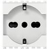 Vimar Arké presa 2P+T 16A 250 V universale colore bianco