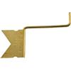 Supporto per tende invisibile in metallo L 5,3 cm ottone 4 pz