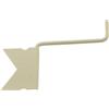 Supporto per tende invisibile in metallo L 5,3 cm bianco 4 pz