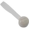 Fermatende calamita Mini Clip Striata in plastica bianco 2 pz