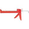 Pistola per silicone rossa con gancio per scala per cartucce 310 ml