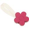 Fermatende calamita Mini Clip Margherita in legno fucsia 2 pz