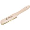 LUXTOOLS Spazzola metallica in ottone LUX-TOOLS 3 file