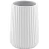 Portaspazzolini Marika in ceramica bianco