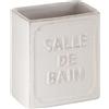 Portaspazzolini Vivienne in ceramica bianco