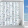 Tenda doccia Tablet in peva 240x200 cm azzurra