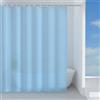 Tenda doccia Basic in tessuto 180x200 cm azzurra