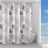 Tenda doccia Caffè in tessuto 180x200 cm beige