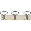 Portabito tre posti in legno laccato bianco h. 70 x 420 mm