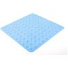 Tappeto antiscivolo doccia Solid azzurro trasparente