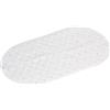 Tappeto antiscivolo vasca Solid bianco