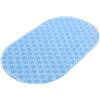 Tappeto antiscivolo vasca Solid azzurro trasparente