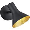 Trio faretto singolo Nina con diffusore in metallo