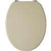 - Copriwater ovale universale in mdf Champagne
