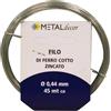 Matassina filo di ferro cotto zincato Ø 0,44 mm - 45 mt