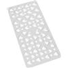 - Tappeto antiscivolo per vasca Cuore 35,5x71 cm trasparente