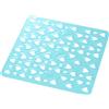 - Tappeto antiscivolo per doccia Cuore 53x53 cm azzurro