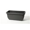 Fioriera da esterno Unica in plastica Grigio Fumo Light 80x40x34 cm
