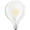 OSRAM General Lighting Lampadina LED E27 a globo smerigliata Osram 806 lm bianco caldo