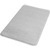 Tappeto da bagno Memory grigio chiaro