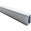 Alzatina per cucina in alluminio rivestita rovere bianco 1 m