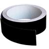 Bordo per top cucina preincollato nero opaco 24x5000 mm