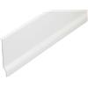 Arcansas Battiscopa in PVC satinato Batiplast bianco H 6,5 cm
