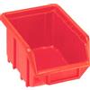 Contenitore porta minuterie in plastica EcoBox 111 rosso
