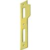 Incontro patent per serratura bordo quadro con interasse 70 mm ottonato