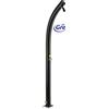 Gre Doccia da giardino solare in PVC nero 20 l