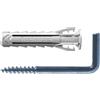 Fischer Tassello universale in nylon Fischer SX Ø 4 mm 10 pz