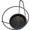- Supporto per vaso singolo con sottovaso a muro Ø 15 cm
