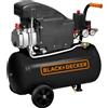 Compressore coassiale lubrificato Black+Decker 1,5 HP 24 l