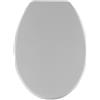 Copriwater ovale Ellisse in mdf bianco