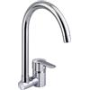 Rubinetto cucina monocomando ribaltabile cromo