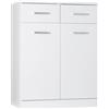 Mobile bagno a terra 60x78 cm bianco lucido
