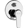 Jacuzzi rubinetteria miscelatore doccia incasso con deviatore Forty cromo