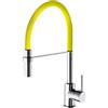 Rubinetto cucina monocomando Winter canna alta giallo