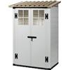 Casetta da giardino Garofalo Tuscany sp. 20 mm beige 1,32 m²