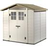 Casetta da giardino in PVC Tuscany Evo sp. 20 mm beige 3,98 m²
